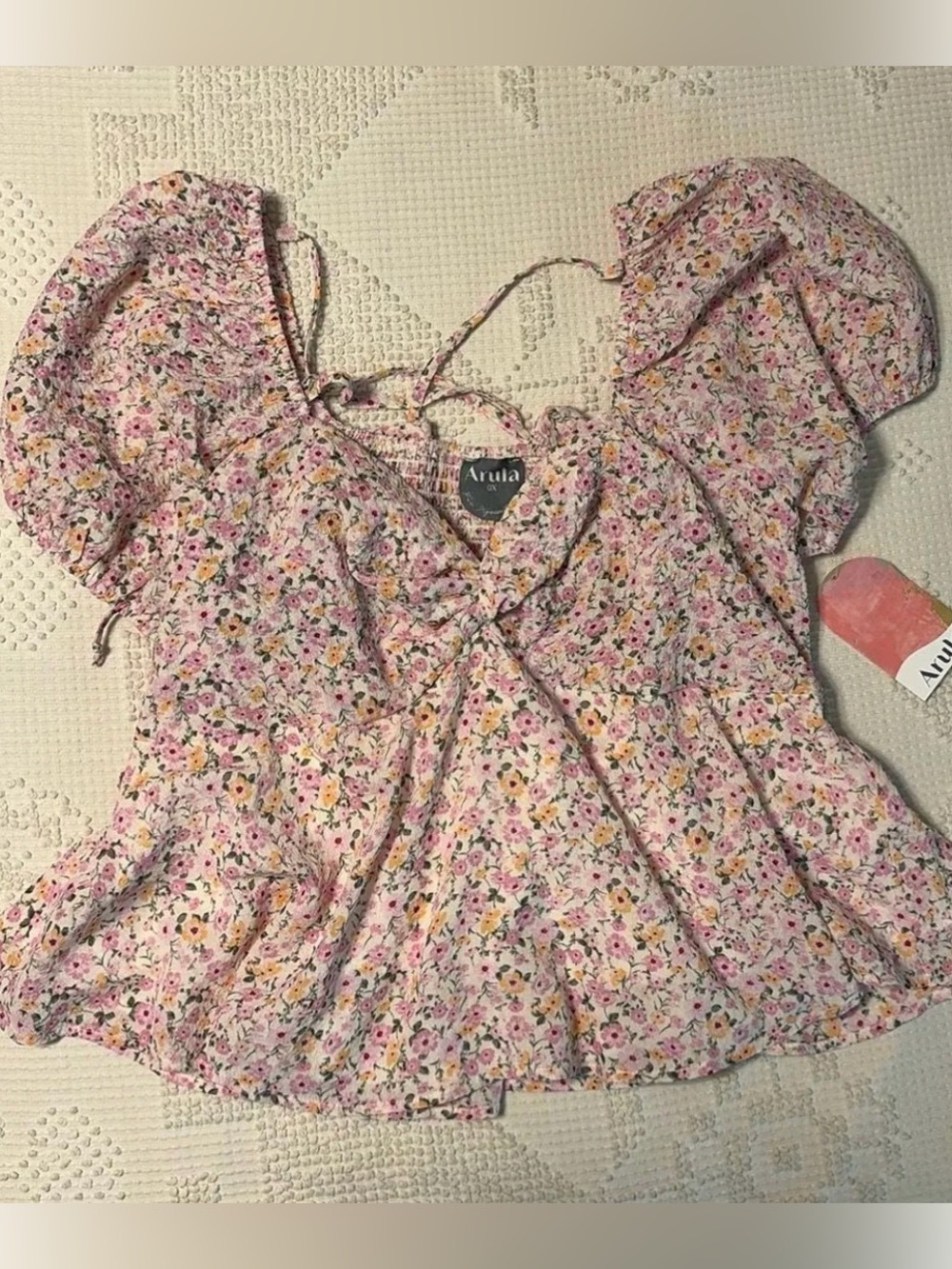 Arula by Altar’d State Babydoll Top